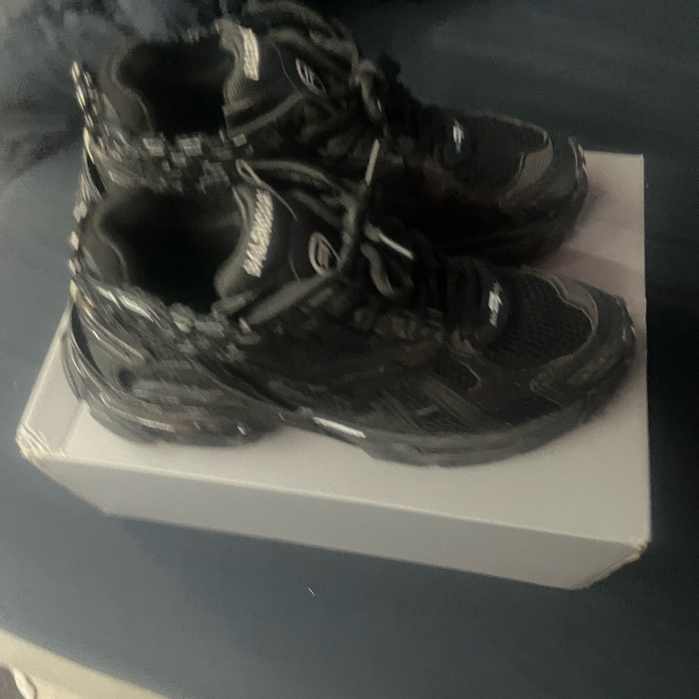 Black Balenciaga runners
